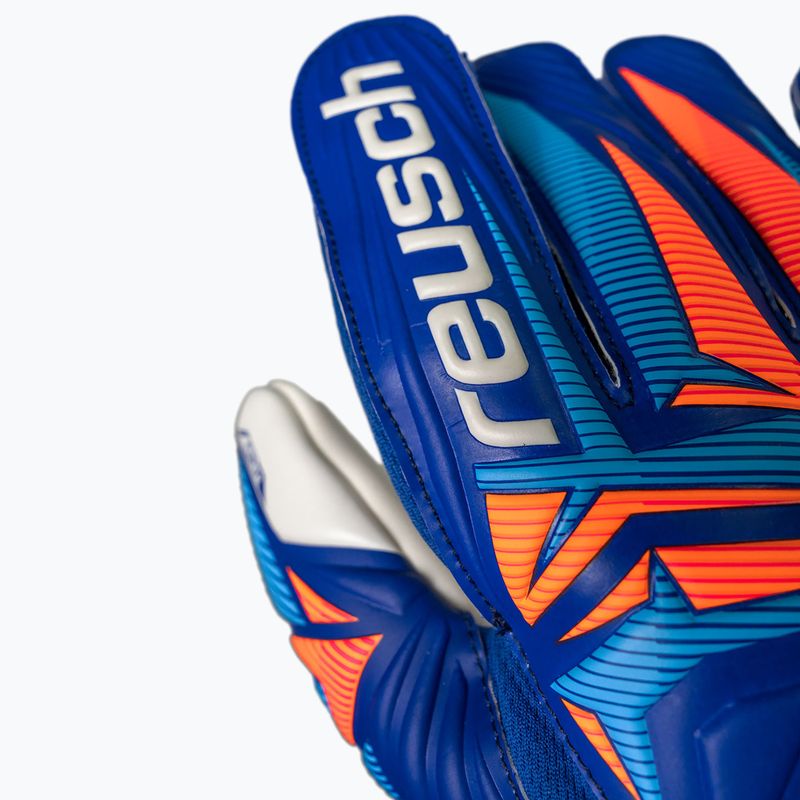 Vartininko pirštinės Reusch Attrakt Grip sharp blue/white/shocking orange 7