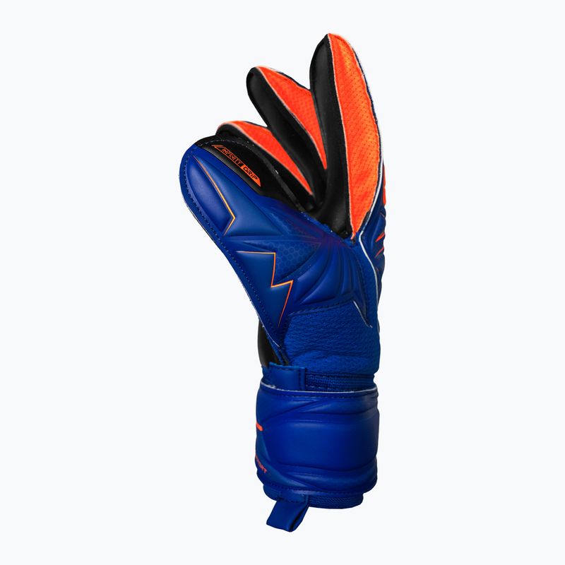 Vartininko pirštinės Reusch Attrakt Infinity Finger Support sharp blue/shocking orange/black 4