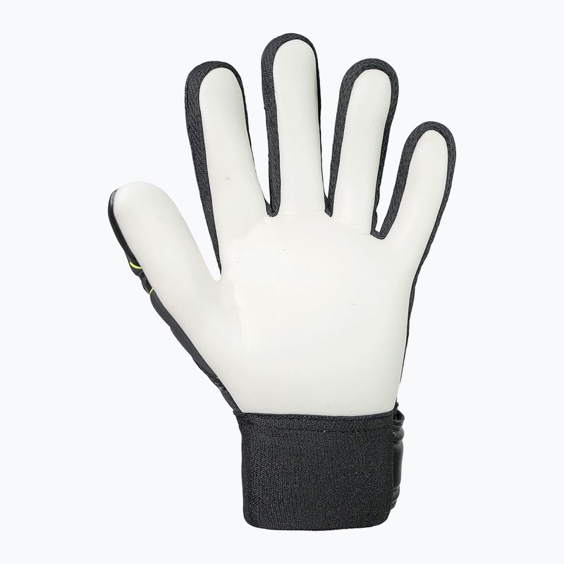 Vaikiškos vartininko pirštinės Reusch Attrakt Starter Solid Finger Support Junior black/safety yellow 3