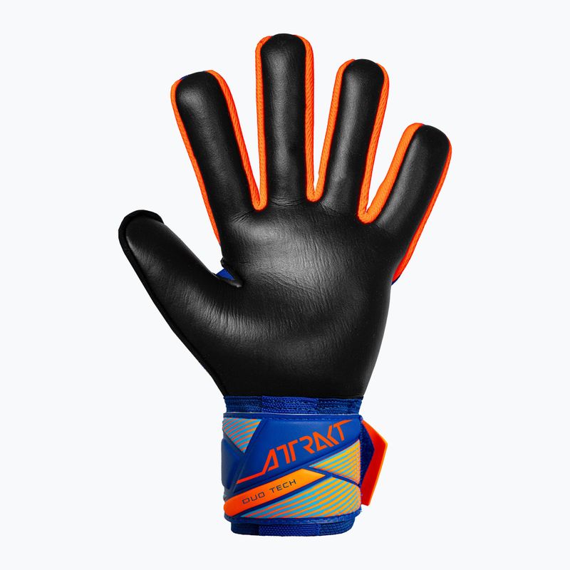 Vartininko pirštinės Reusch Attrakt Freegel Duo NC sharp blue/shocking orange/black 3
