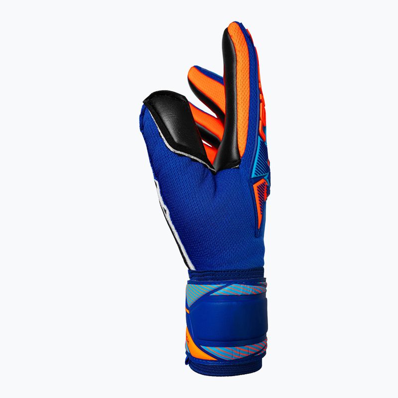 Vartininko pirštinės Reusch Attrakt Freegel Duo NC sharp blue/shocking orange/black 4
