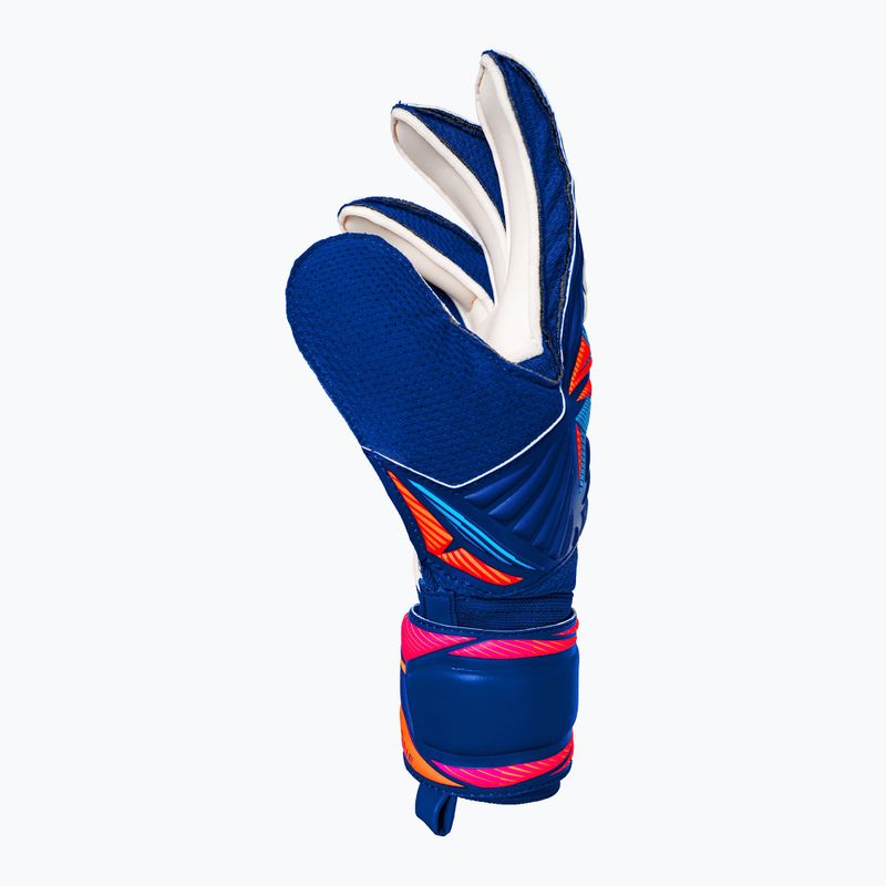 Vartininko pirštinės Reusch Attrakt Solid sharp blue/white/shocking orange 4