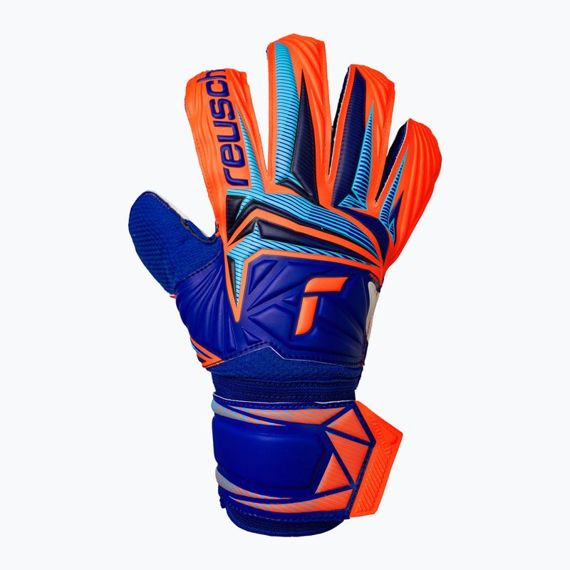 Vartininko pirštinės Reusch Attrakt Solid sharp blue/shocking orange 2