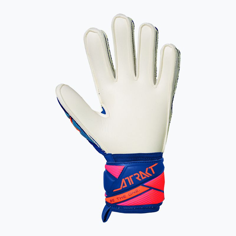 Vaikiškos vartininko pirštinės Reusch Attrakt Advance Junior sharp blue/white/shocking orange 3
