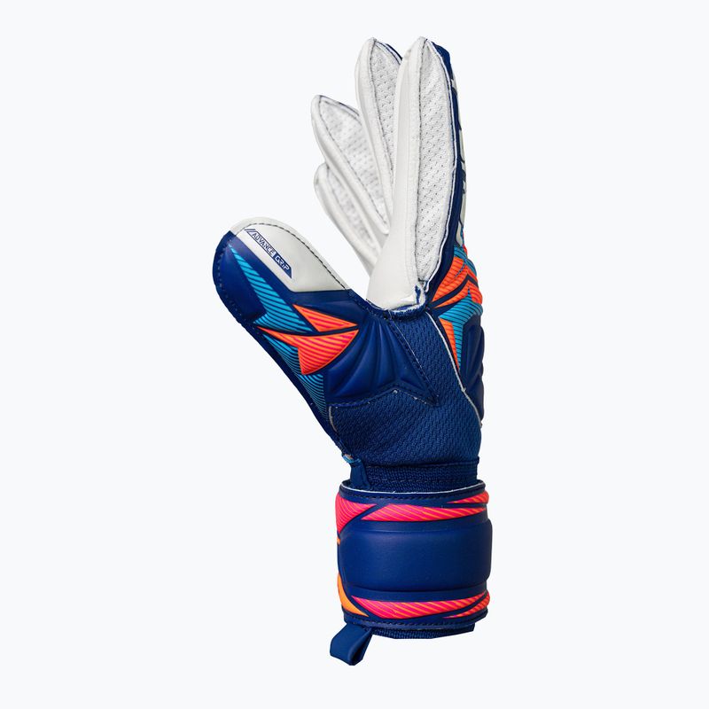 Vaikiškos vartininko pirštinės Reusch Attrakt Advance Junior sharp blue/white/shocking orange 4