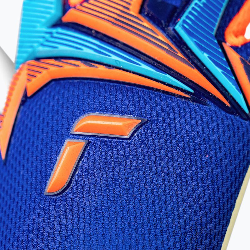 Vaikiškos vartininko pirštinės Reusch Attrakt Freegel Advance Junior sharp blue/shocking orange 5