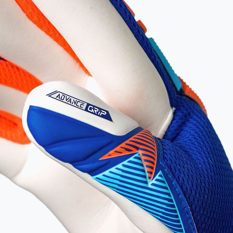 Vaikiškos vartininko pirštinės Reusch Attrakt Freegel Advance Junior sharp blue/shocking orange 8