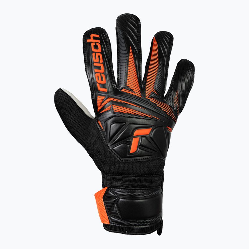 Vartininko pirštinės Reusch Attrakt Starter Solid black/shocking orange 2
