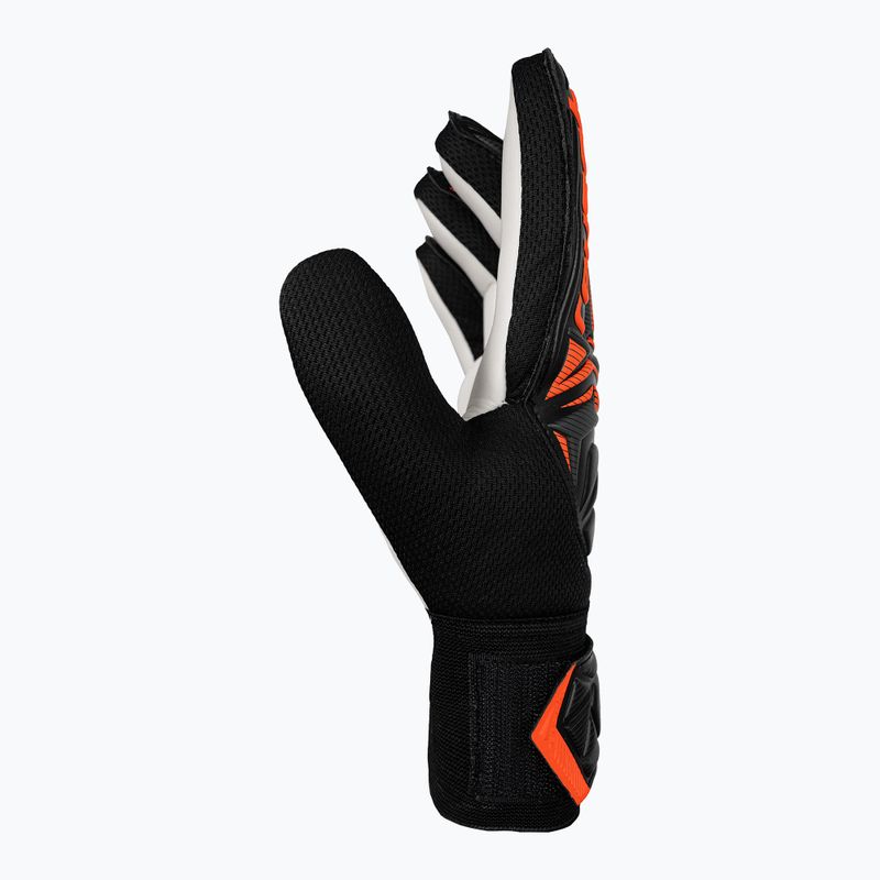 Vartininko pirštinės Reusch Attrakt Starter Solid black/shocking orange 4