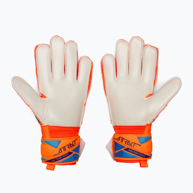 Vartininko pirštinės Reusch Attrakt Solid shocking orange/blue 3