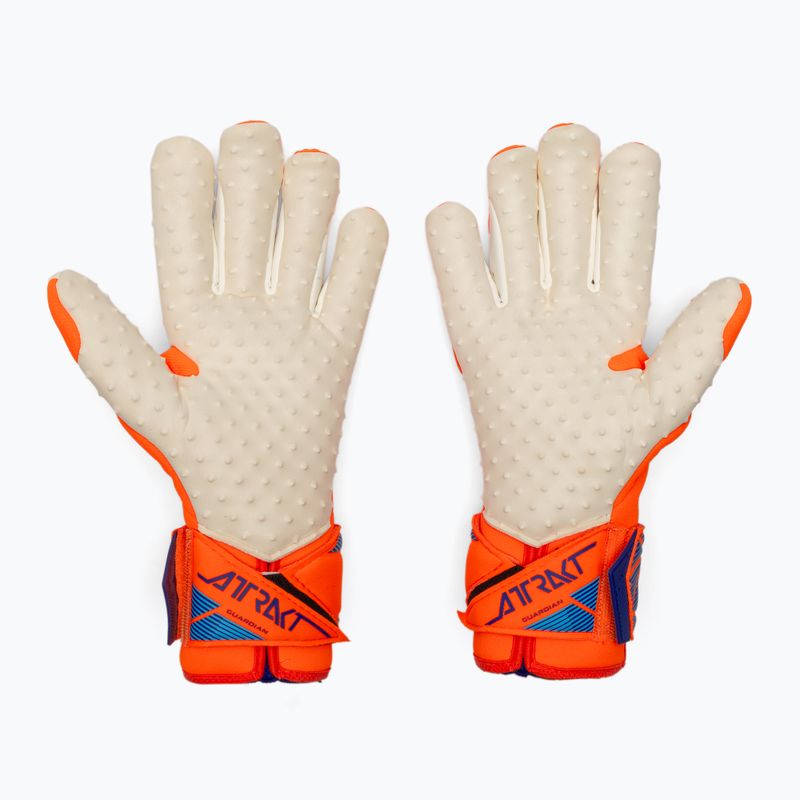 Vartininko pirštinės Reusch Attrakt SpeedBump Guardian shocking orange/blue 3