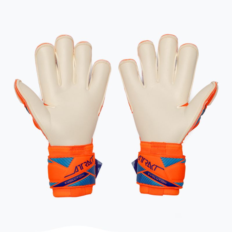 Vartininko pirštinės Reusch Attrakt Gold X Evolution shocking orange/blue 3