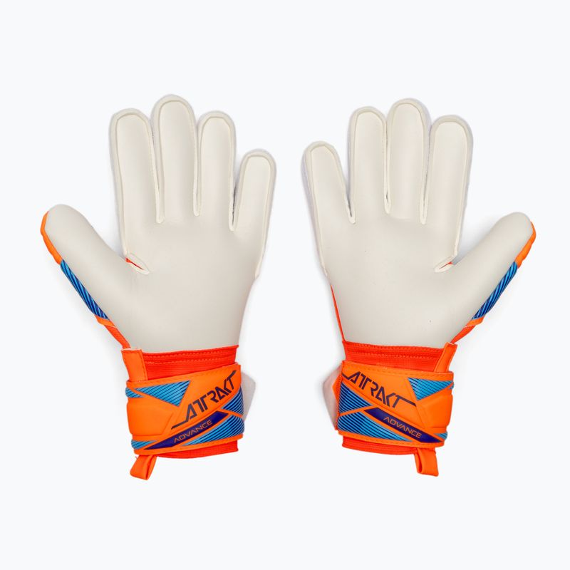Vartininko pirštinės Reusch Attrakt Advance shocking orange/blue 3