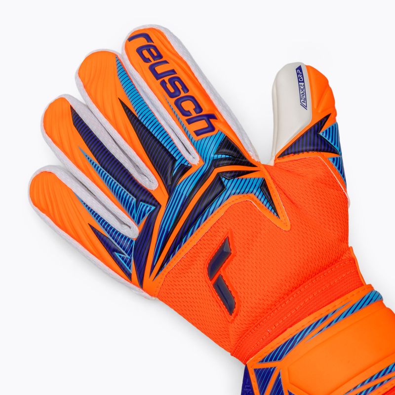 Vartininko pirštinės Reusch Attrakt Advance shocking orange/blue 4