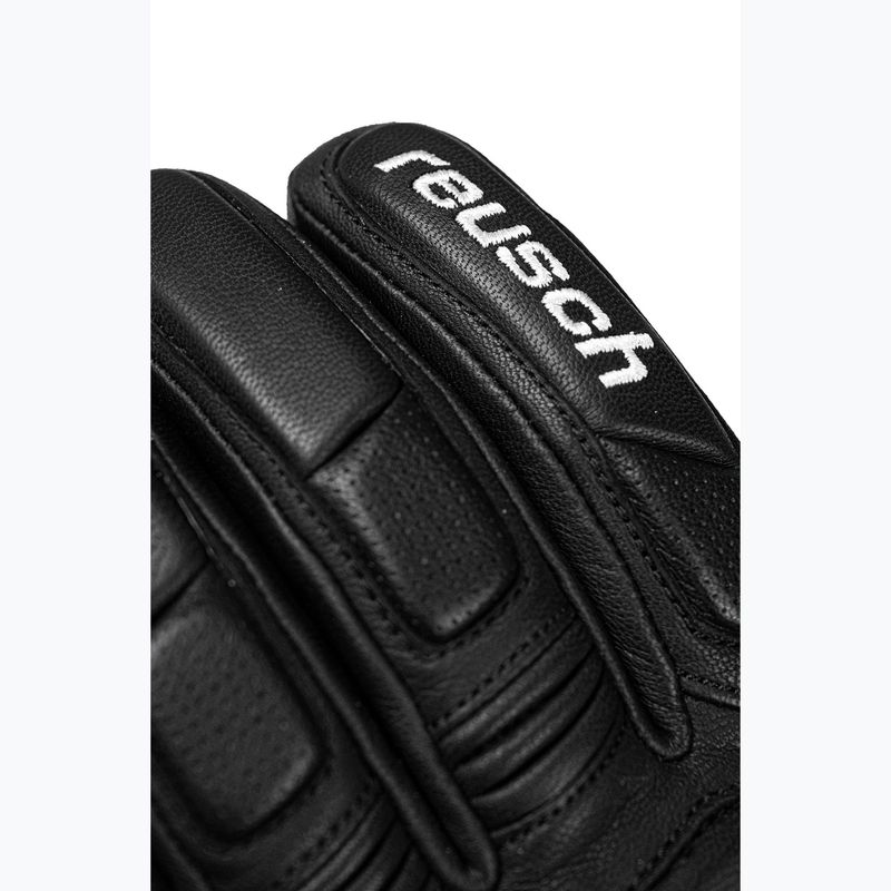 Slidinėjimo pirštinės Reusch Profi SL black/dark granite/safety yellow 5