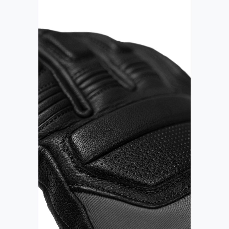 Slidinėjimo pirštinės Reusch Profi SL black/dark granite/safety yellow 6