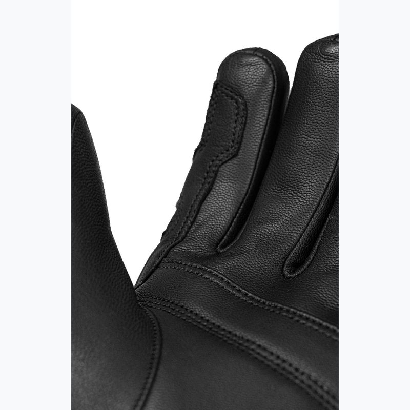 Slidinėjimo pirštinės Reusch Profi SL black/dark granite/safety yellow 7