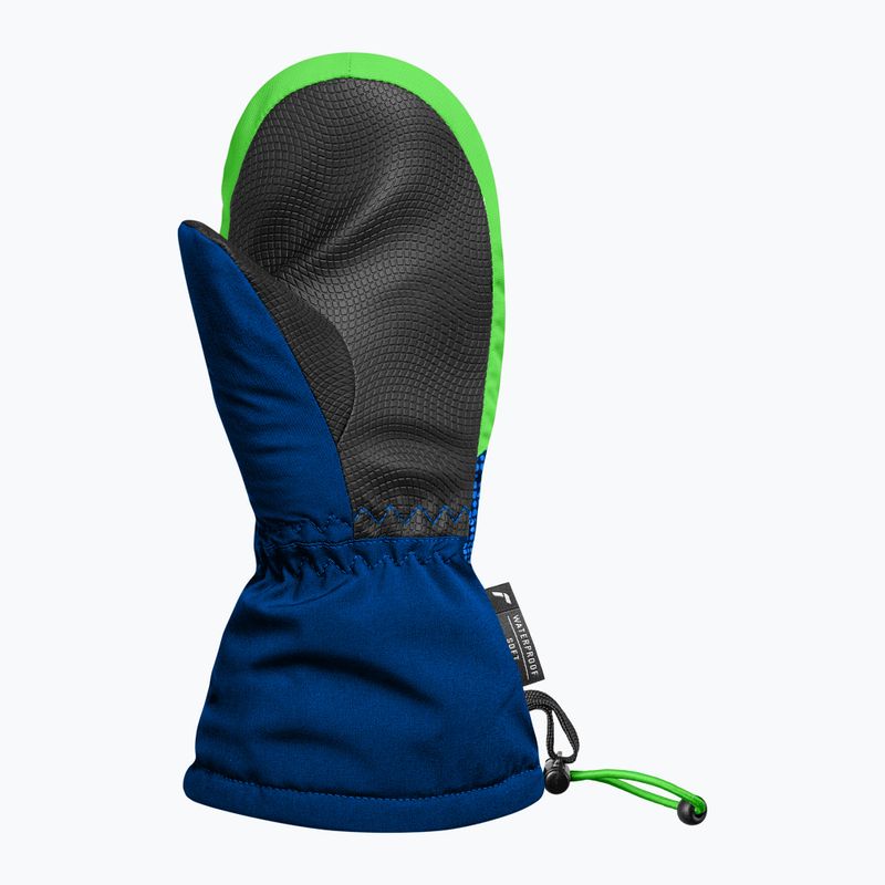 Vaikiškos slidinėjimo pirštinės Reusch Maxi R-Tex XT Mitten surf the web/green gecko 3