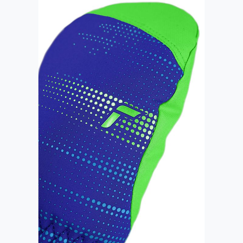 Vaikiškos slidinėjimo pirštinės Reusch Maxi R-Tex XT Mitten surf the web/green gecko 4