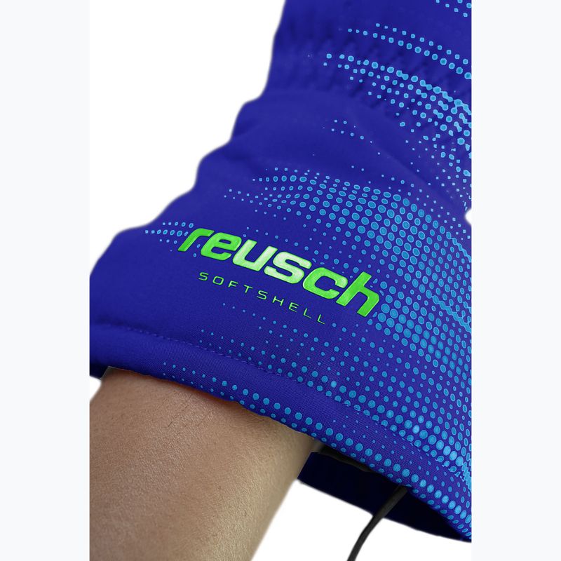 Vaikiškos slidinėjimo pirštinės Reusch Maxi R-Tex XT Mitten surf the web/green gecko 7