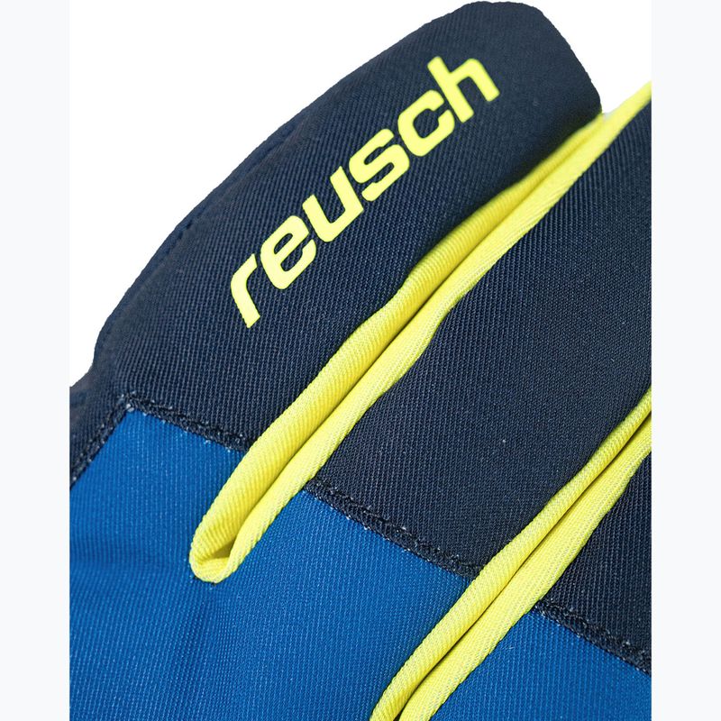 Vaikiškos slidinėjimo pirštinės Reusch Leo R-Tex XT black/imperial blue/safety yellow 4