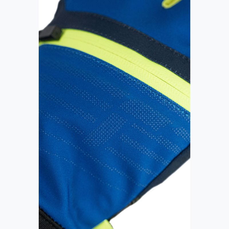 Vaikiškos slidinėjimo pirštinės Reusch Leo R-Tex XT black/imperial blue/safety yellow 7