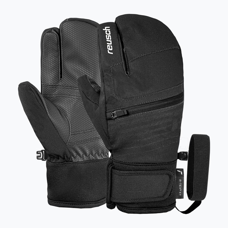 Vaikiškos slidinėjimo pirštinės Reusch Leo R-Tex XT Lobster black/white