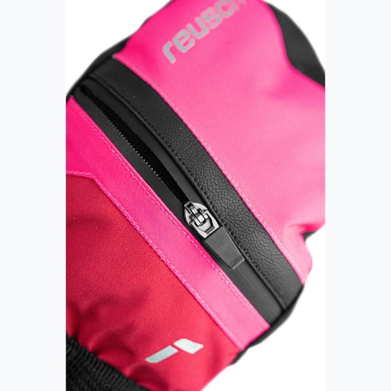 Vaikiškos slidinėjimo pirštinės Reusch Lan R-Tex XT Mitten cerise/pink glo 5