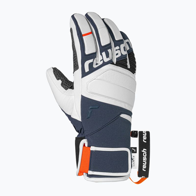 Slidinėjimo pirštinės Reusch Speed Project white/dress blue 2
