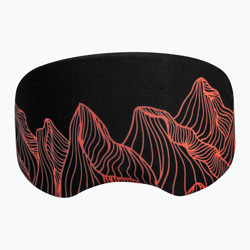 Dėklas akiniams Reusch Goggle Cover black/fluo red 3