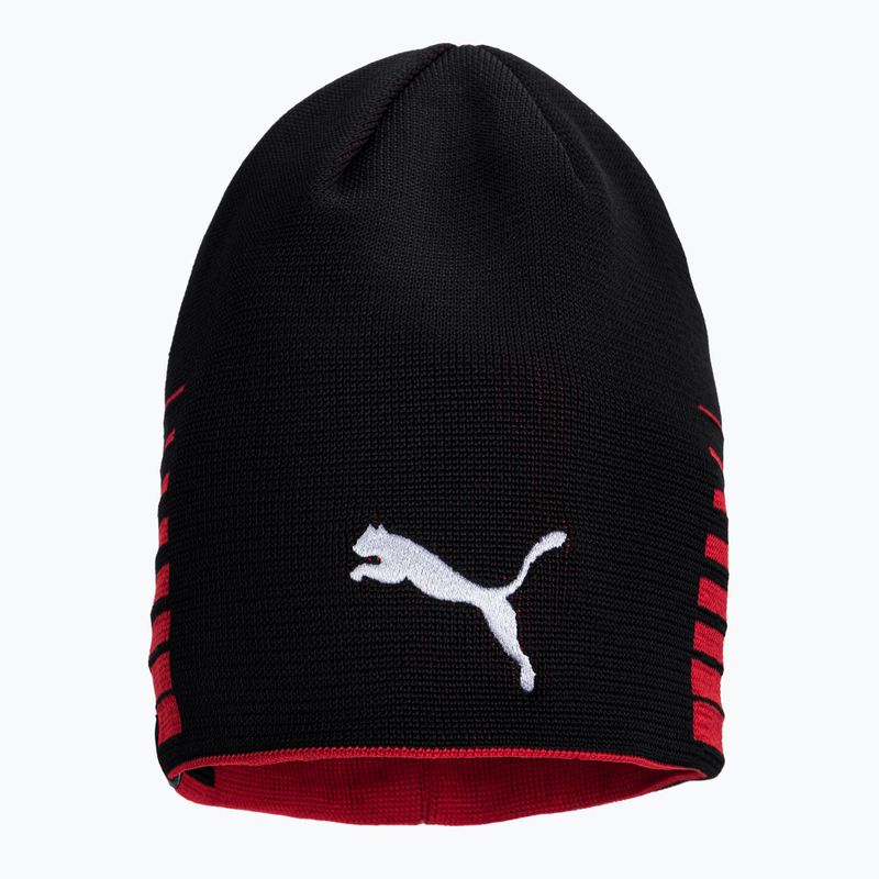 PUMA Liga Reversible Beanie futbolo kepurė raudona/juoda 022357 01 2