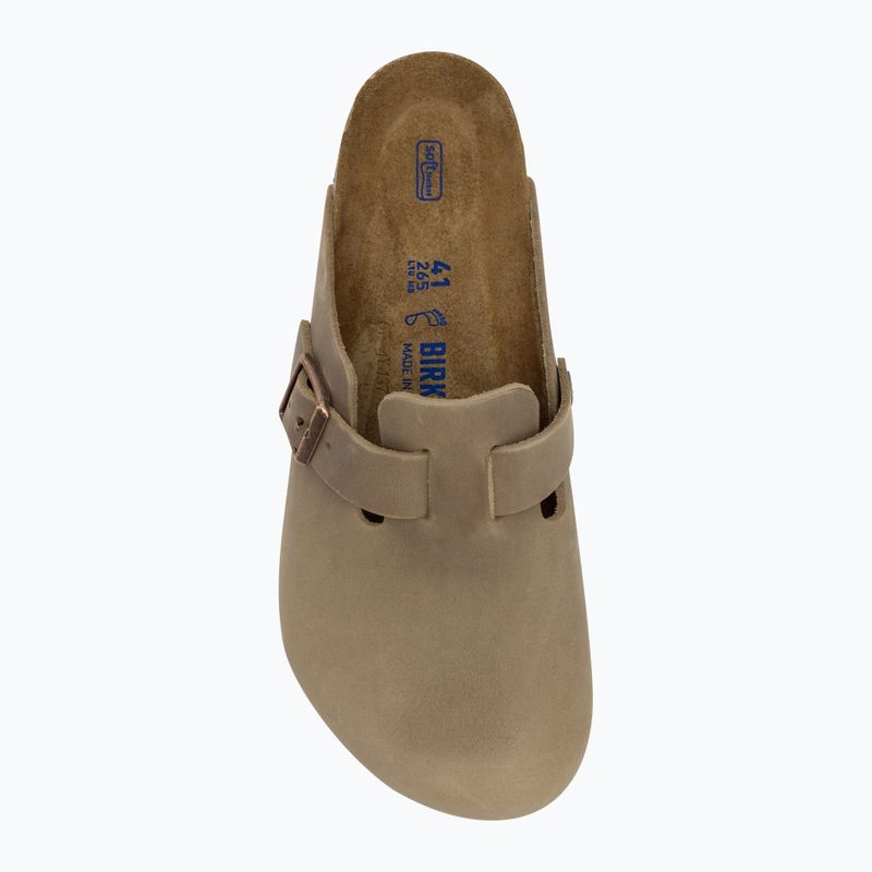 Šlepetės BIRKENSTOCK Boston SFB LEOI Regular tabacco brown 5