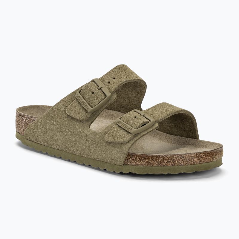 Šlepetės BIRKENSTOCK Arizona Suede Regular faded khaki