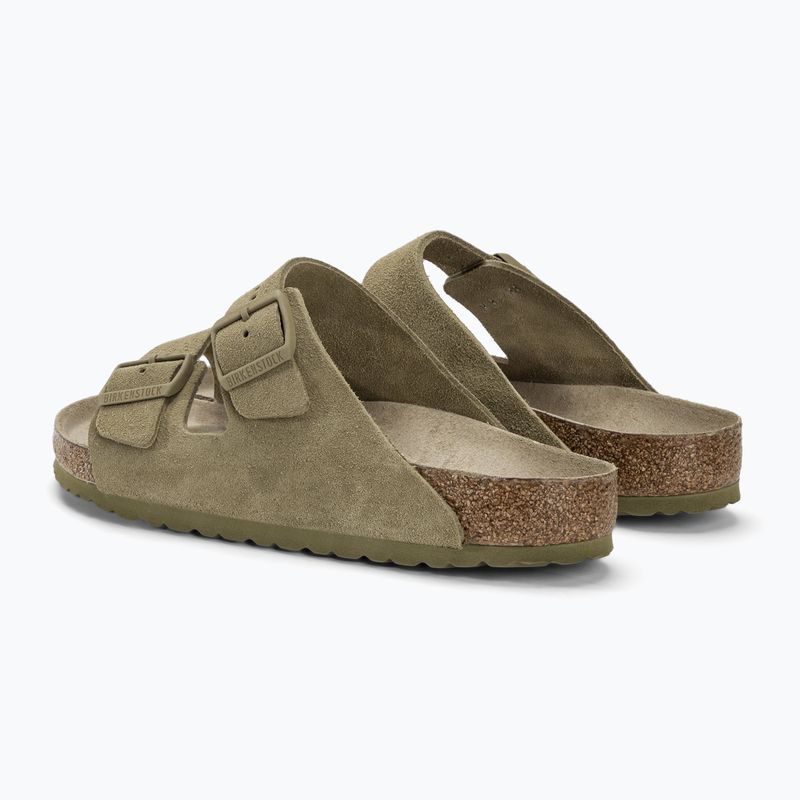 Šlepetės BIRKENSTOCK Arizona Suede Regular faded khaki 3