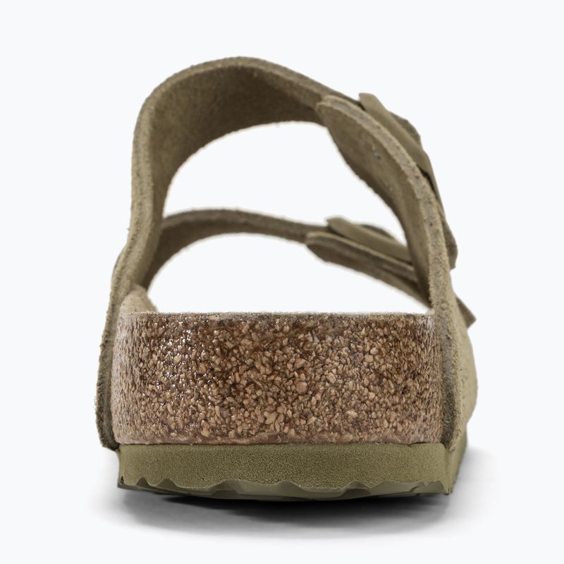 Šlepetės BIRKENSTOCK Arizona Suede Regular faded khaki 7