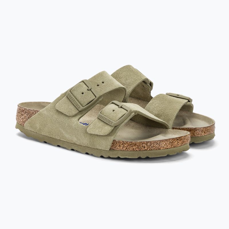 Šlepetės BIRKENSTOCK Arizona Suede Narrow faded khaki 4