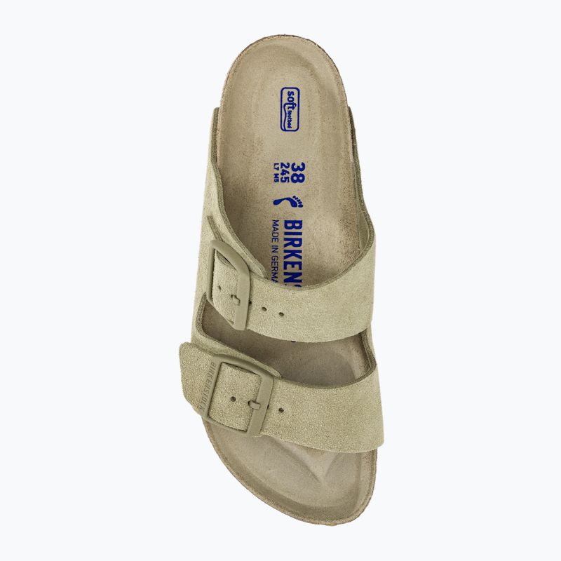 Šlepetės BIRKENSTOCK Arizona Suede Narrow faded khaki 6