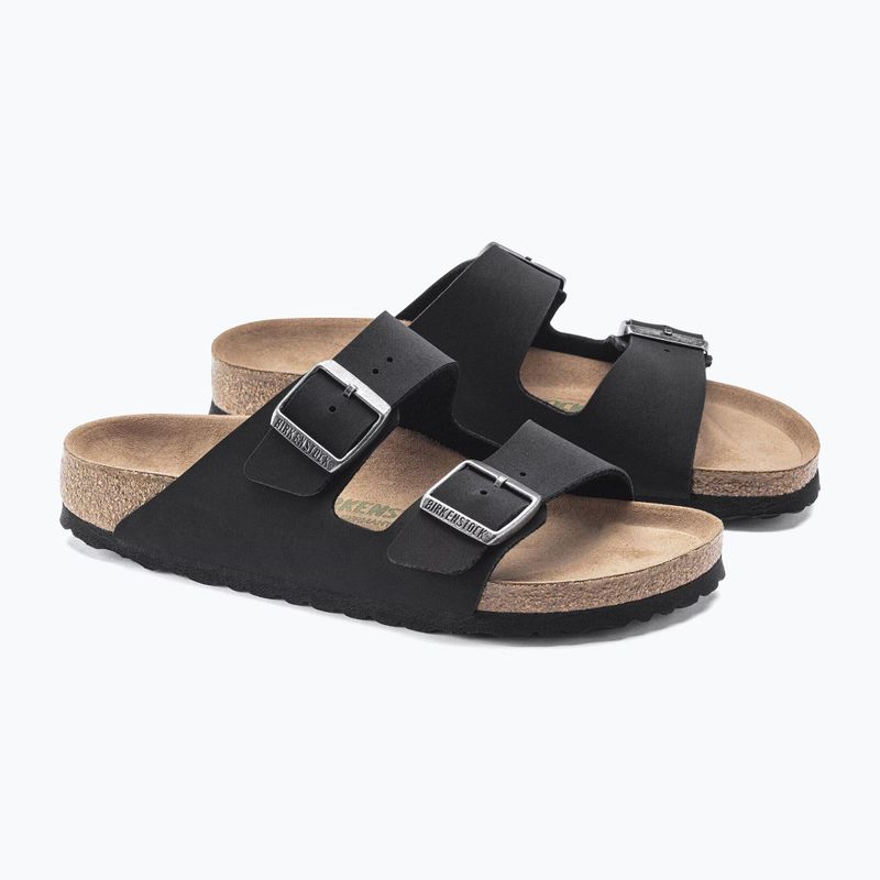 Šlepetės BIRKENSTOCK Arizona Vegan Birkibuc Narrow black 3
