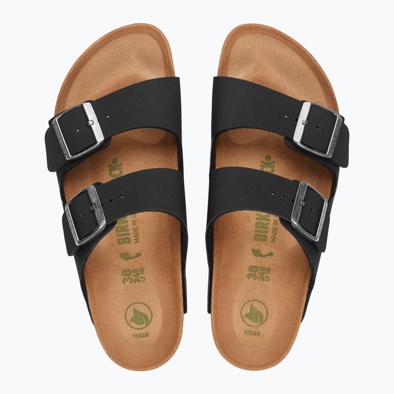 Šlepetės BIRKENSTOCK Arizona Vegan Birkibuc black 3