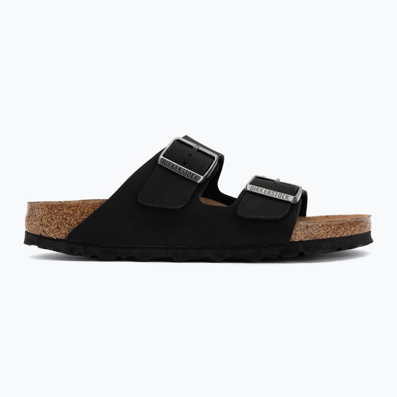 Šlepetės BIRKENSTOCK Arizona Vegan Birkibuc Narrow black 2