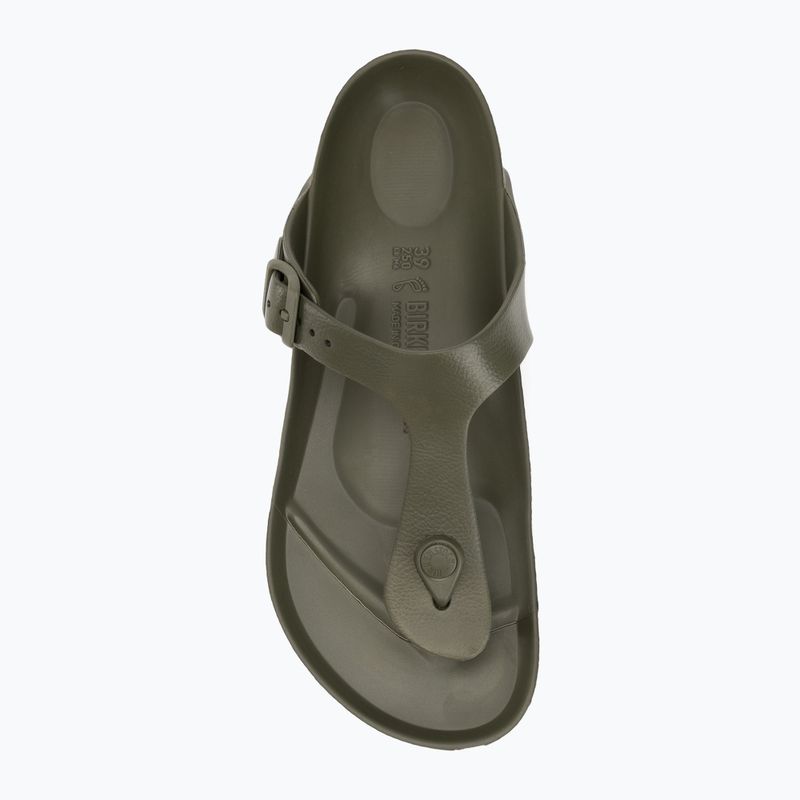 Šlepetės per pirštą BIRKENSTOCK Gizeh EVA Regular khaki 5