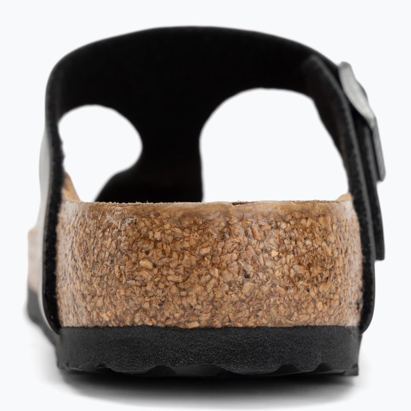 Moteriškos šlepetės per pirštą BIRKENSTOCK Gizeh BF Regular metallic black 6