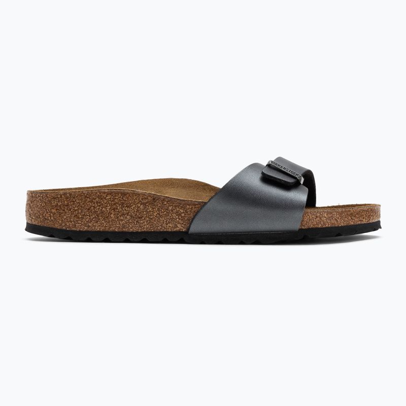 Šlepetės BIRKENSTOCK Madrid BF Narrow metallic black 2