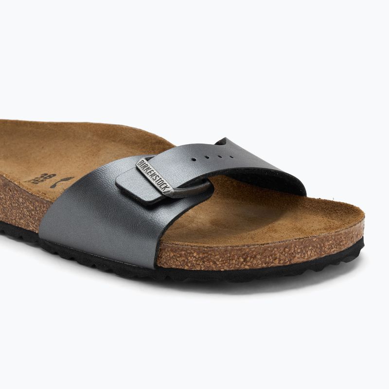 Šlepetės BIRKENSTOCK Madrid BF Narrow metallic black 7