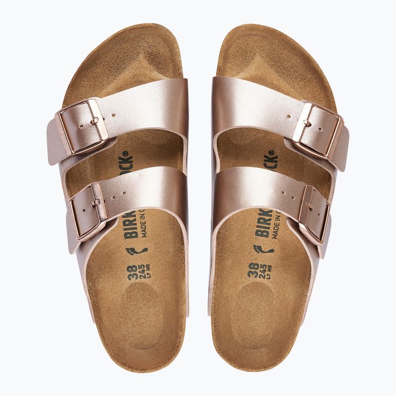 Moteriškos šlepetės BIRKENSTOCK Arizona Birko-Flor Regular copper 3
