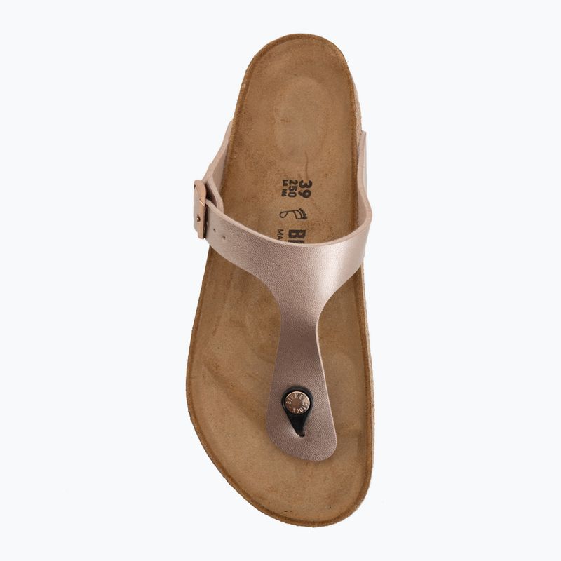 Moteriškos šlepetės BIRKENSTOCK Gizeh Birko-Flor copper 5
