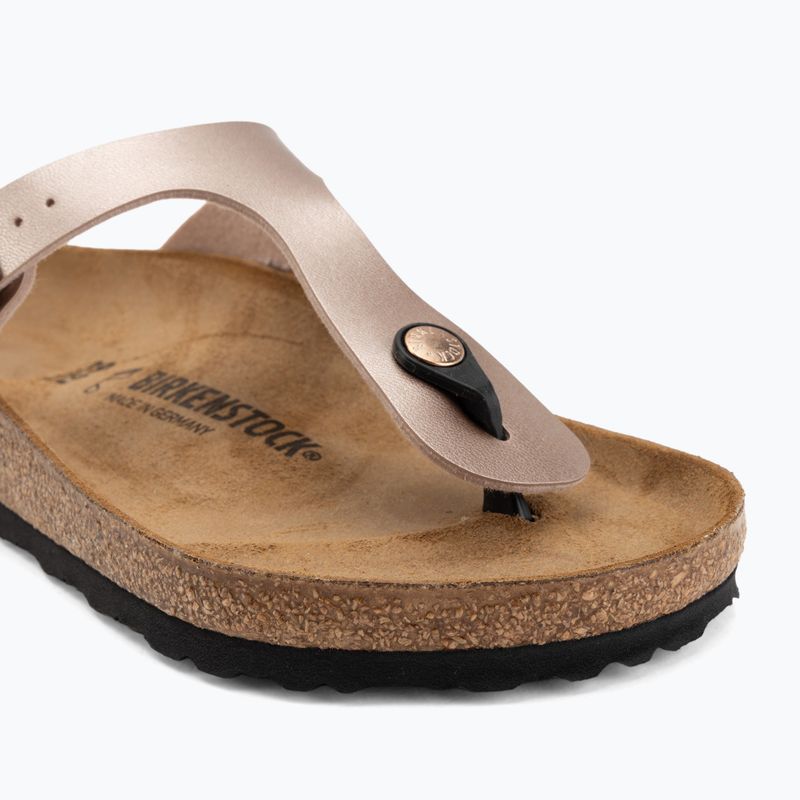 Moteriškos šlepetės BIRKENSTOCK Gizeh Birko-Flor copper 7