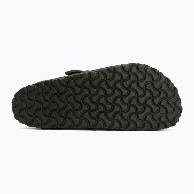 Šlepetės BIRKENSTOCK Boston Suede Leather thyme 4