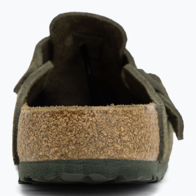 Šlepetės BIRKENSTOCK Boston Suede Leather thyme 6