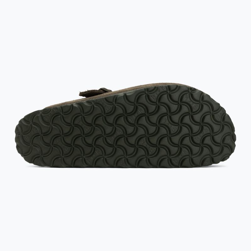 Šlepetės BIRKENSTOCK Boston Suede Leather thyme 4